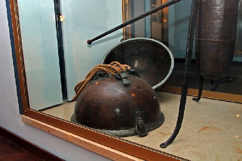 Originale magdeburgske halvkugler udstillet p� Deutsches Museum i M�nchen