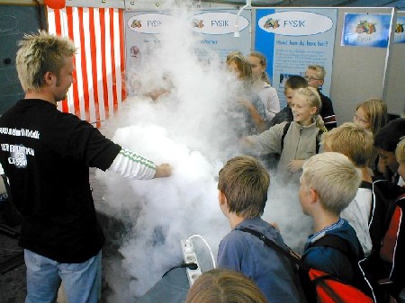 Billede af skydannelse med flydende kv�lstof